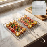 Stainless Steel BBQ Grill Mesh Ð Foldable & Durable for Outdoor Cooking