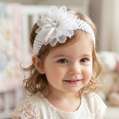 Soft Elastic Baby Hair Headband Ð Stylish Floral Lace Design
