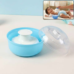 Baby Powder Puff Storage Box – Soft Applicator for Gentle Care