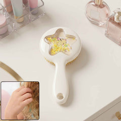 Kids Hair Comb Ð Soft Bristles with Cute Star Design for Gentle Detangling