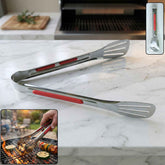 Stainless Steel Multi-Purpose Kitchen Tongs – Heat-Resistant & Anti-Slip Grip