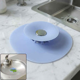 Kitchen Silicone Sink Drain Cover – Anti-Clog Water Flow Protector