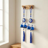 Evil Eye Hanging Wind Chime Set – Protective Home Decor Charm