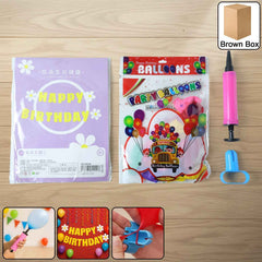 Happy Birthday Decoration Set – Complete Party Combo Kit