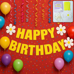 Happy Birthday Decoration Set – Complete Party Combo Kit