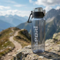 1000 ML Sports Water Bottle – Leakproof Flip Lock for Travel