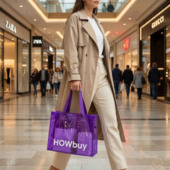 Transparent Carry Bag Ð Durable Eco-Friendly & Stylish Tote
