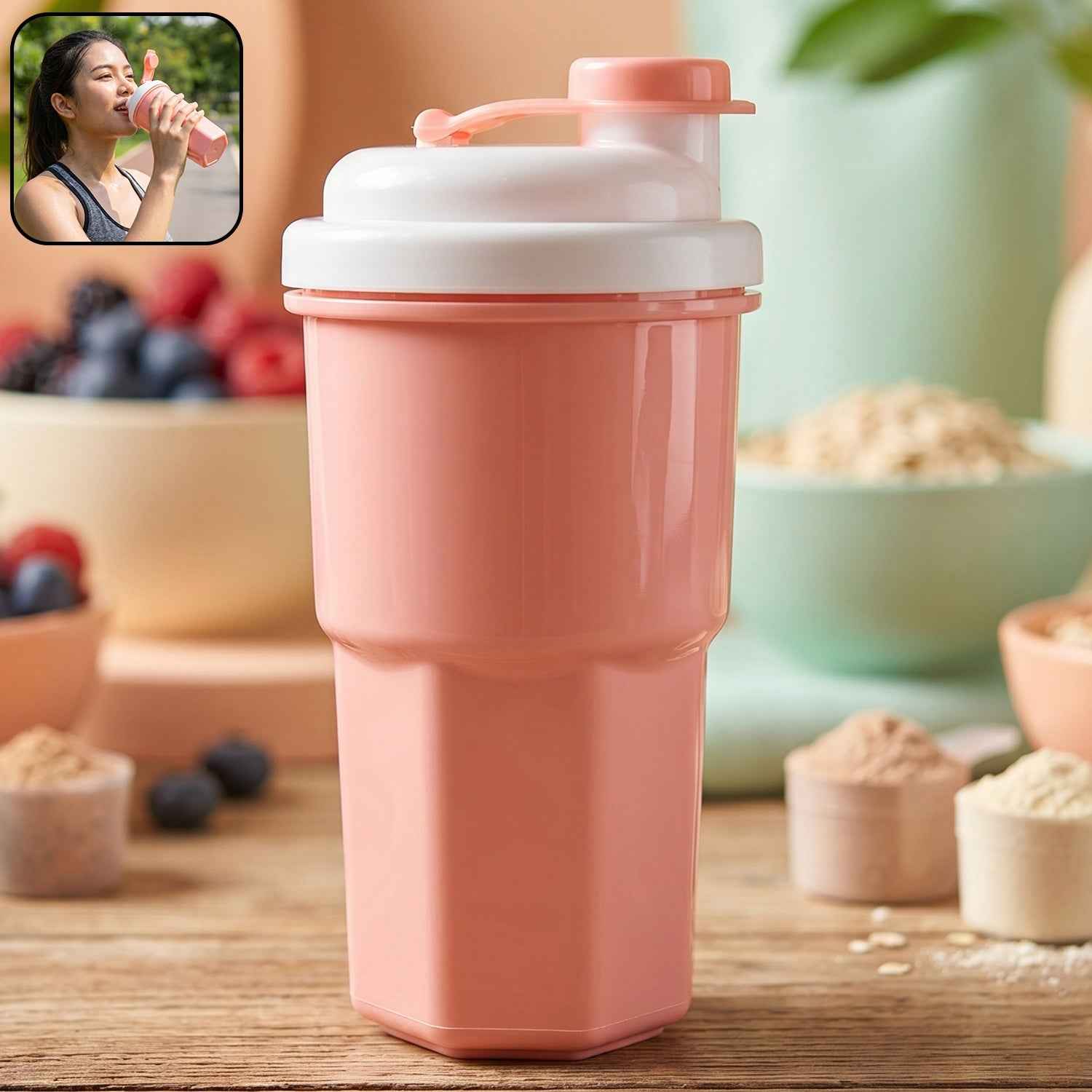 Protein Tumbler Ð Leakproof Shake Bottle for Gym & Travel