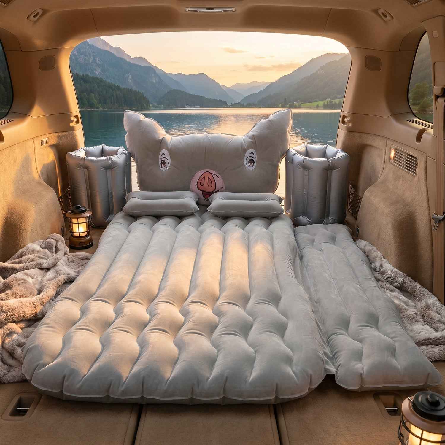 Portable Car Air Mattress Ð Easy Setup for Road Trips