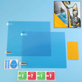 Mirror Protection Film Set – Anti-Fog & Waterproof 2-Piece 20×18 cm