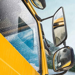 Mirror Protection Film Set – Anti-Fog & Waterproof 2-Piece 20×18 cm
