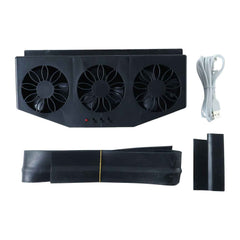 Car Exhaust Ventilation System – Triple Fan Plug & Play Cooling
