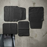 Heavy Duty Anti-Slip Rubber Car Foot Mat Set – Waterproof & Durable