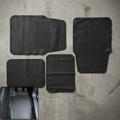 Heavy Duty Anti-Slip Rubber Car Foot Mat Set – Waterproof & Durable
