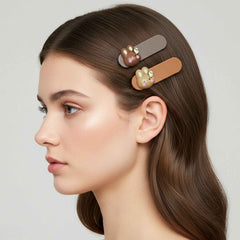 Bunny Face Hair Clips – Cute Decorative Snap Set of 4