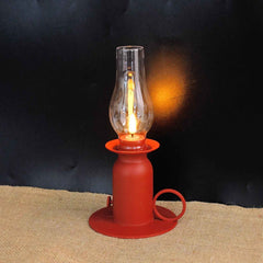 Vintage Style LED Candle Light Lamp – Safe Battery Operated Décor