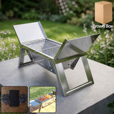 Portable Stainless Steel Grill Ð Compact Outdoor BBQ Solution