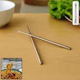 Stainless Steel Chopsticks – Premium Reusable Dining Set (2 Pc)