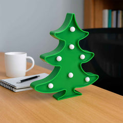 Christmas Tree LED Decorative Night Light – Battery Operated Cozy Glow