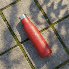 Red Stainless Steel Water Bottle 1000ml – Insulated & Leakproof