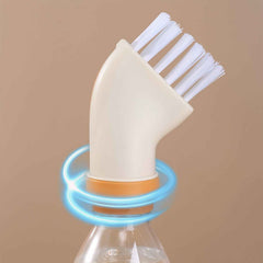Bottle-Attachable Cleaning Brush – Ergonomic Deep Scrubber
