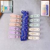 Clothesline Rope with 12 Clips – 5 Meter Heavy Duty Drying Rope