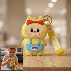 Cute Cartoon Monster Silicone Coin Purse – Playful & Compact