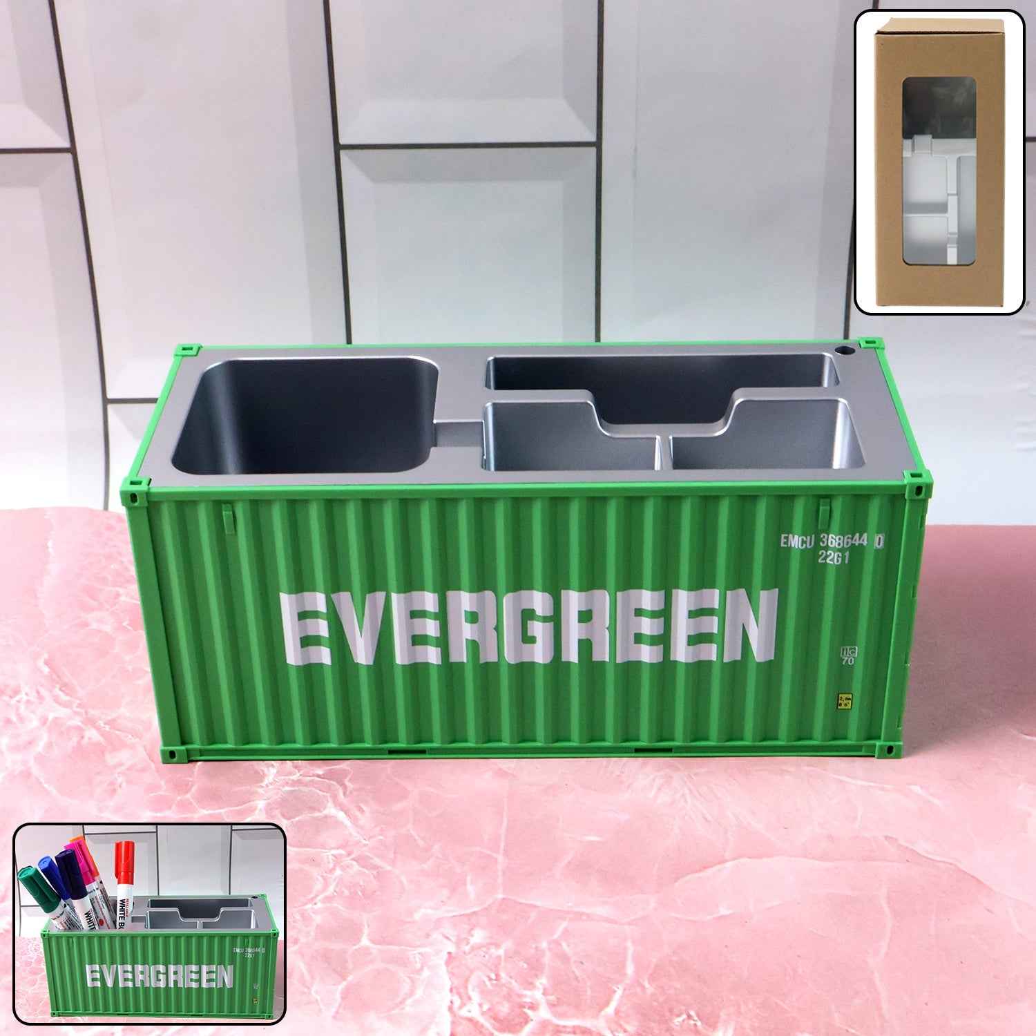 Desk Organizer – Multi-Compartment Container-Style Storage Box