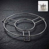 Stainless Steel Hot Pot Stand – Durable Heatproof Cookware Rack