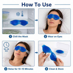 Cooling Gel Eye Mask Ð Instant Relief & Puffy Eye Reduction
