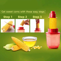 Corn Cutter with Steel Blades – Efficient Kernel Remover