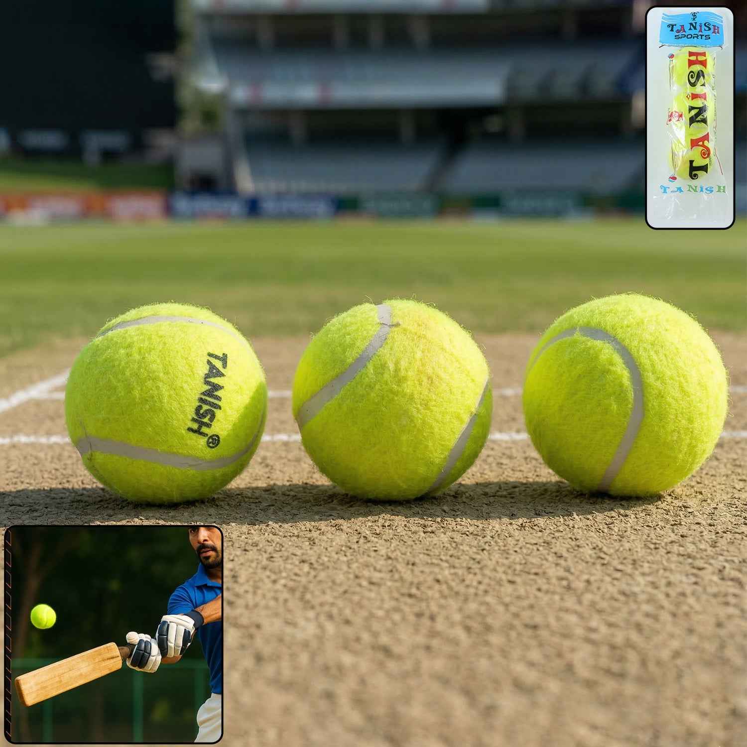 Tennis Ball Set – Durable Bright Yellow Balls for Practice & Play