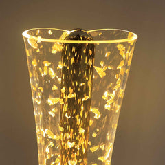 Crystal LED Table Lamp – Elegant Golden Decorative Lighting