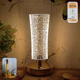 Crystal Table Lamp – Sparkle Design with Golden Base LED
