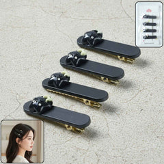 Cute Cat Hair Clips – Premium Matte Finish Set of 4