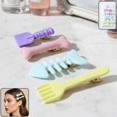 Food Shape Hair Clip Set – Cute 4-Piece Stylish Accessories