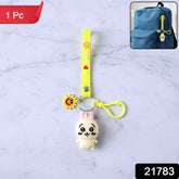 Cartoon Bunny Silicone Keychain – Soft & Durable Bag Charm