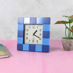 Table Clock – Modern Square Quartz for Desk, Office & Home Decor