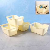 Multi-Purpose Storage Basket – Durable Plastic Organizer with Handles
