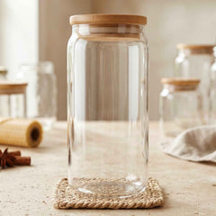 Airtight Glass Storage Jar Ð Elegant Kitchen Canister for Freshness