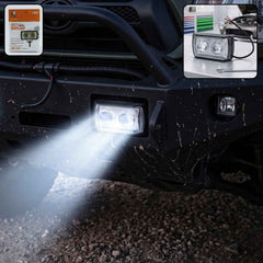 3 Mode LED Fog Light – Ultra Mini Dual Lens for Vehicle Safety