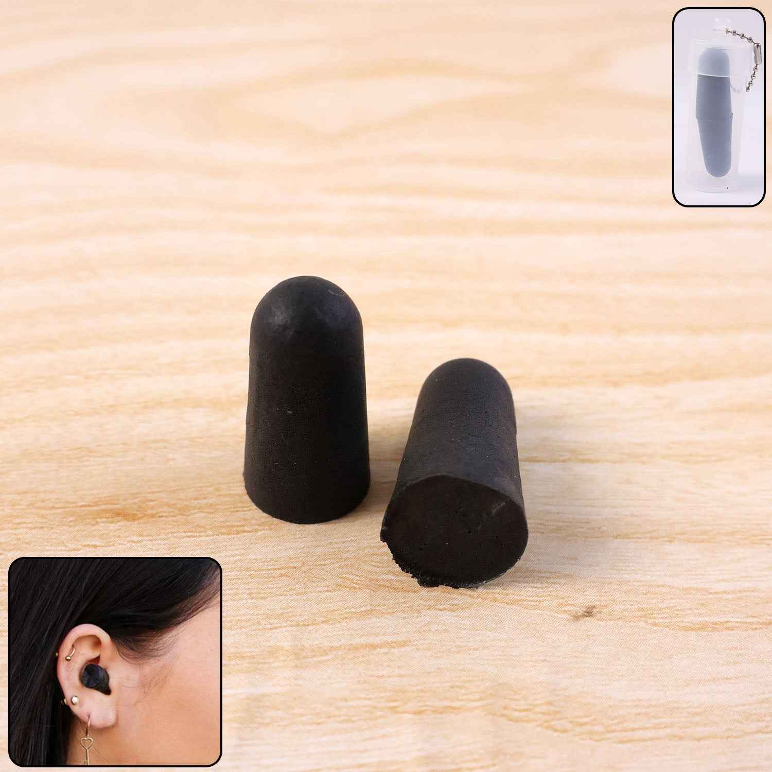 Soft Noise Reduction Ear Plugs – Comfortable & Reusable Pair