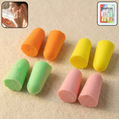 Soft Foam Earplugs – Comfortable Noise Reduction 4 Pairs