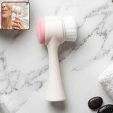 Facial Cleansing Brush – Dual-Sided Exfoliation & Massage for Clear Skin