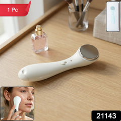 Portable handheld electric facial massager for skincare