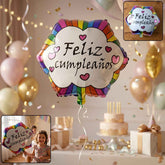 Feliz Cumpleanos Foil Balloon Ð Vibrant Birthday Decoration