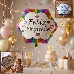 Feliz Cumpleanos Foil Balloon Ð Vibrant Birthday Decoration