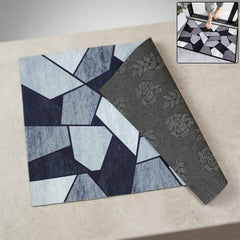 Geometric Anti Slip Door Floor Mat – Stylish & Water Absorbent