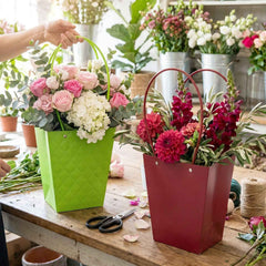 Flower Packaging Bag Ð Reusable Waterproof Gift Carrier for Bouquets