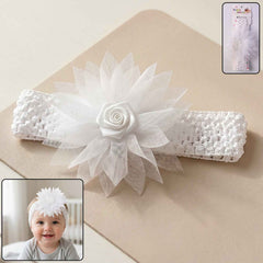 Baby Headband Ð Soft Elastic Floral Design for Comfort & Style